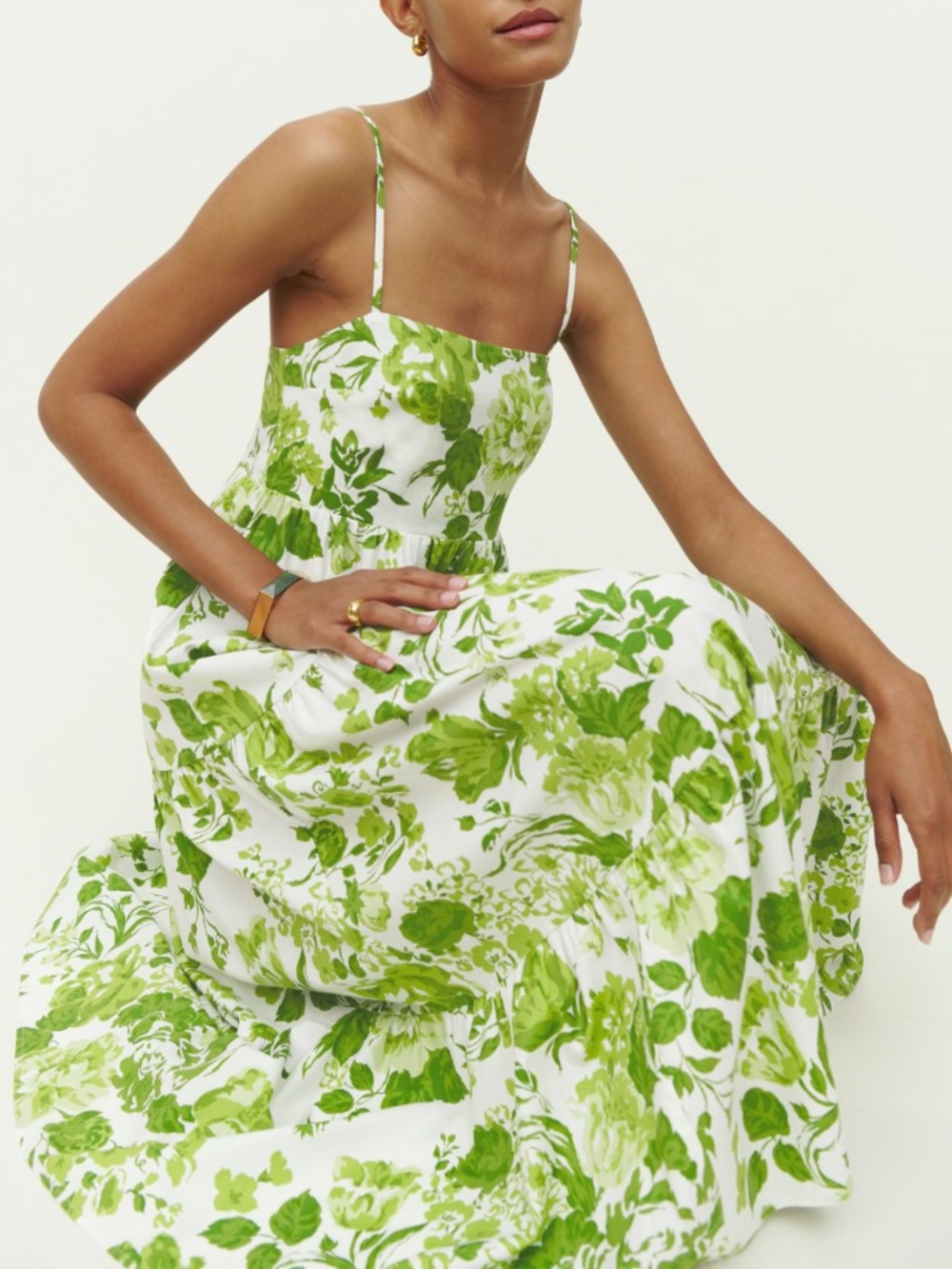 NEW Reformation East Dress Rialto Medium - Picture 3 of 16